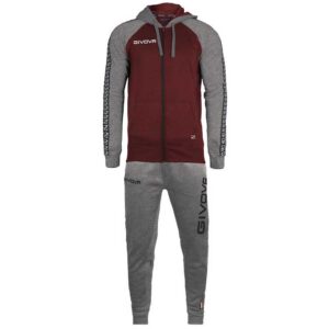 Givova 103 Track Suit Rojo,Gris 10-12 Years Niño