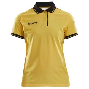 Craft Pro Control Short Sleeve Polo Amarillo M Mujer