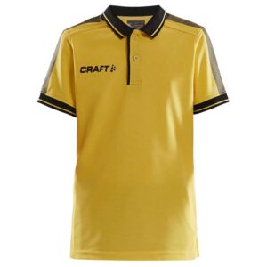 Craft Pro Control Short Sleeve Polo Amarillo 6-8 Years Niño