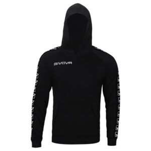 Givova Terry Band Hoodie Negro 8-10 Years Niño