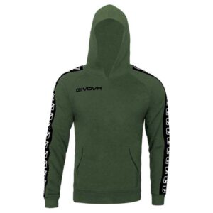 Givova Terry Band Hoodie Verde 8-10 Years Niño