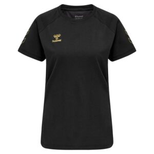 Hummel Cima Xk Short Sleeve T-shirt Negro XS Mujer