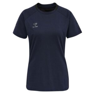 Hummel Cima Xk Short Sleeve T-shirt Azul XS Mujer