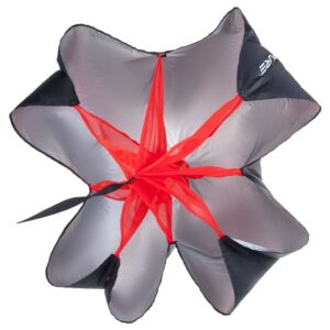 Pure2improve Speedchute Power Training Aid Rojo,Negro