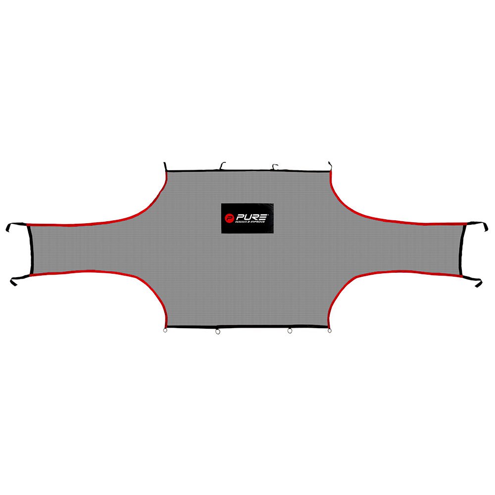 Pure2improve Soccer Practice Net Negro 500 x 200 cm