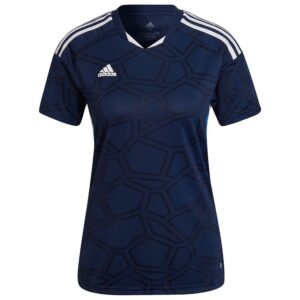 Adidas Condivo 22 Md Short Sleeve T-shirt Azul S Mujer