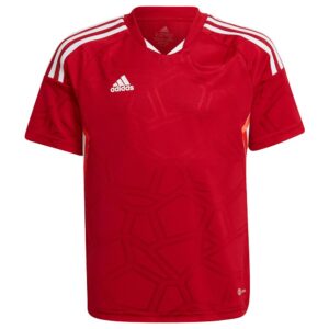 Adidas Condivo 22 Md Short Sleeve T-shirt Rojo 9-10 Years Niño