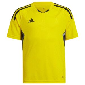 Adidas Condivo 22 Md Short Sleeve T-shirt Amarillo 13-14 Years Niño