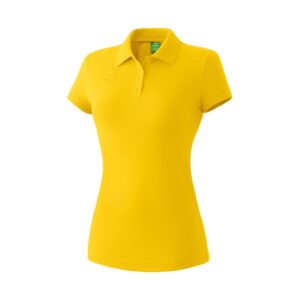 Erima Teamsport Short Sleeve Polo Amarillo 3XL Mujer