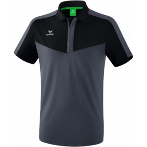 Erima Squad Short Sleeve Polo Negro L Hombre