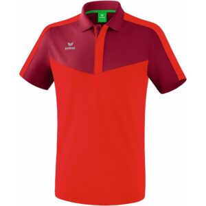 Erima Squad Short Sleeve Polo Lila 2XL Hombre