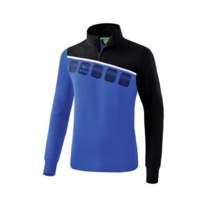Erima Training 5-c Half Zip Sweatshirt Azul L Hombre
