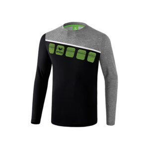 Erima Training Top 5-c Long Sleeve T-shirt Negro XL Hombre