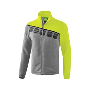 Erima Jacket 5-c À Manches Amovibles Gris L Hombre