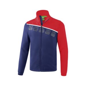 Erima Jacket 5-c À Manches Amovibles Azul M Hombre