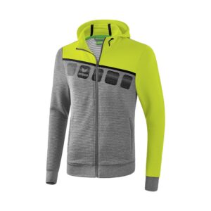 Erima Hooded Training Jacket Gris 3XL Hombre