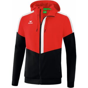 Erima Hooded Jacket Tracktop Squad Rojo XL Hombre