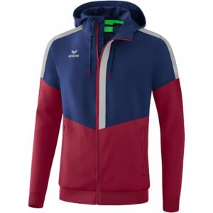 Erima Hooded Jacket Tracktop Squad Azul M Hombre