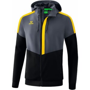 Erima Hooded Jacket Tracktop Squad Gris L Hombre