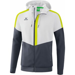 Erima Hooded Jacket Tracktop Squad Blanco XL Hombre