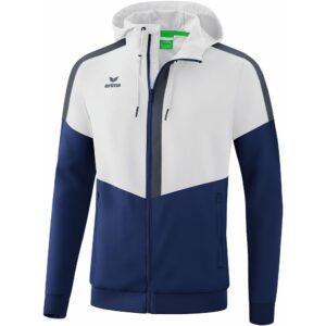 Erima Hooded Jacket Tracktop Squad Blanco 2XL Hombre