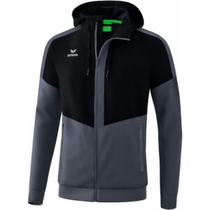 Erima Hooded Jacket Tracktop Squad Negro XL Hombre