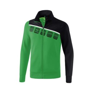Erima Polyester Jacket 5-c Verde S Hombre