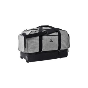 Erima Sports Bag On Wheels Avec Compartiment Gris XL