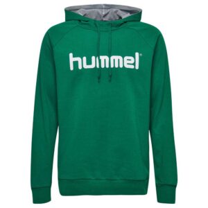 Hummel Go Logo Hoodie Verde 8 Years Niño