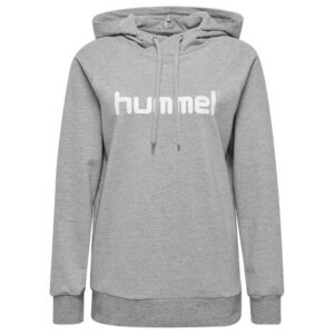Hummel Go Logo Hoodie Gris XS Mujer