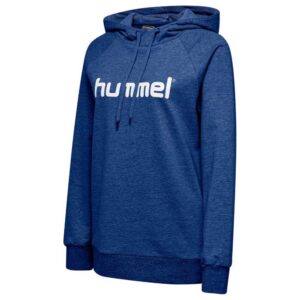 Hummel Go Logo Hoodie Azul L Mujer