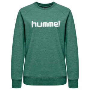 Hummel Go Logo Sweatshirt Verde L Mujer