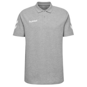 Hummel Go Cotton Short Sleeve Polo Gris 3XL Hombre