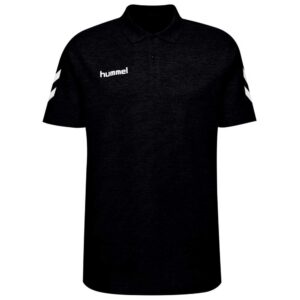 Hummel Go Cotton Short Sleeve Polo Negro 8 Years Niño