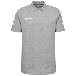 Hummel Go Cotton Short Sleeve Polo Gris 6 Years Niño