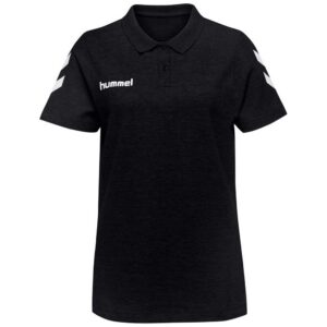 Hummel Go Cotton Short Sleeve Polo Negro 2XL Mujer