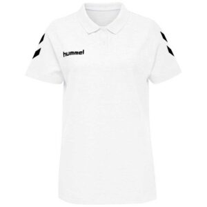 Hummel Go Cotton Short Sleeve Polo Blanco 2XL Mujer
