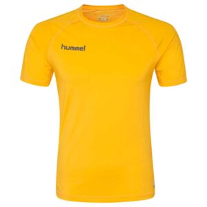 Hummel First Performance Short Sleeve T-shirt Amarillo 2XL Hombre