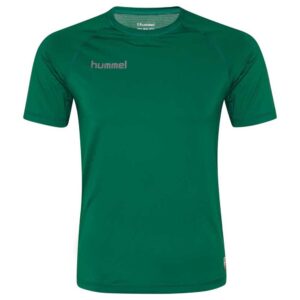 Hummel First Performance Short Sleeve T-shirt Verde L Hombre