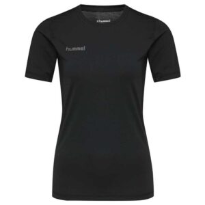 Hummel First Performance Short Sleeve T-shirt Negro L Mujer