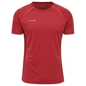 Hummel Authentic Pro Short Sleeve T-shirt Rojo XL Hombre