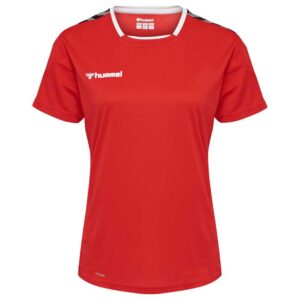 Hummel Authentic Poly Short Sleeve T-shirt Rojo XL Mujer
