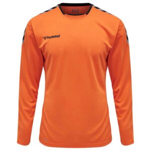 Hummel Authentic Poly Long Sleeve T-shirt Naranja S Hombre