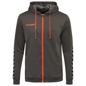 Hummel Authentic Poly Full Zip Sweatshirt Gris M Hombre