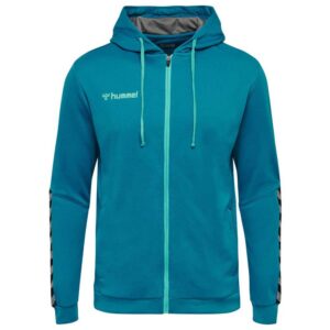 Hummel Authentic Poly Full Zip Sweatshirt Azul M Hombre
