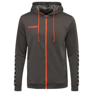 Hummel Authentic Full Zip Sweatshirt Gris 16 Years Niño