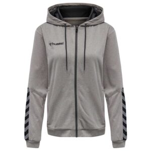 Hummel Authentic Full Zip Sweatshirt Gris XS Mujer