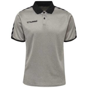 Hummel Authentic Functional Short Sleeve Polo Gris L Hombre