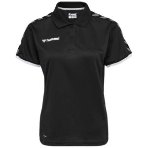Hummel Authentic Functional Short Sleeve Polo Negro S Mujer