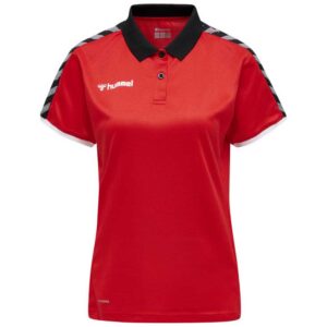 Hummel Authentic Functional Short Sleeve Polo Rojo 2XL Mujer